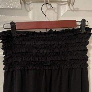 Xhilaration Black tube top cover up